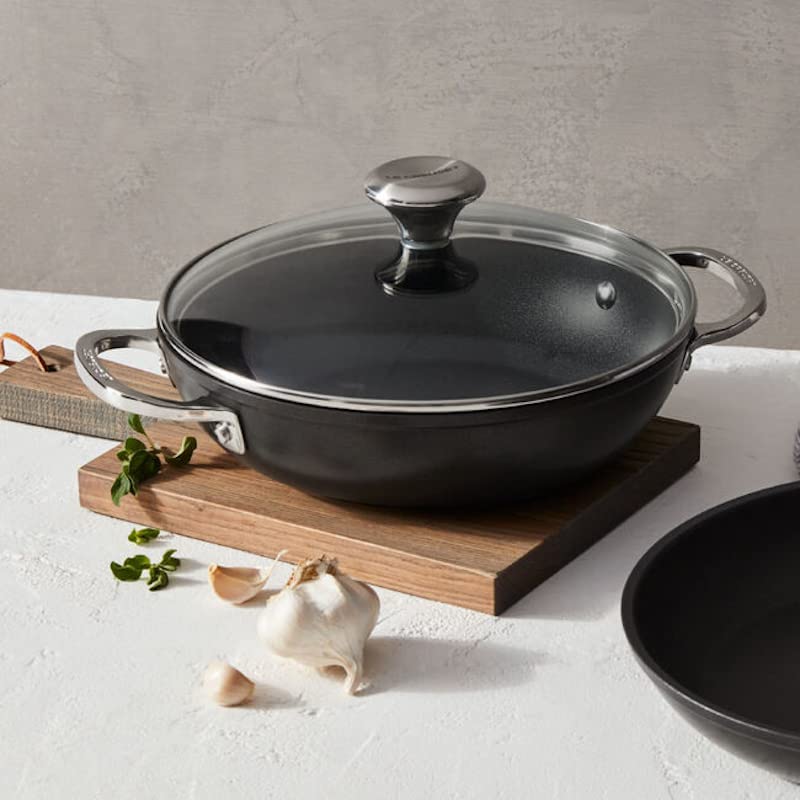 le-creuset-toughened-nonstick-pro-3-piece-cookware-set-9-5-fry-pan-2-5-qt-braise image 5