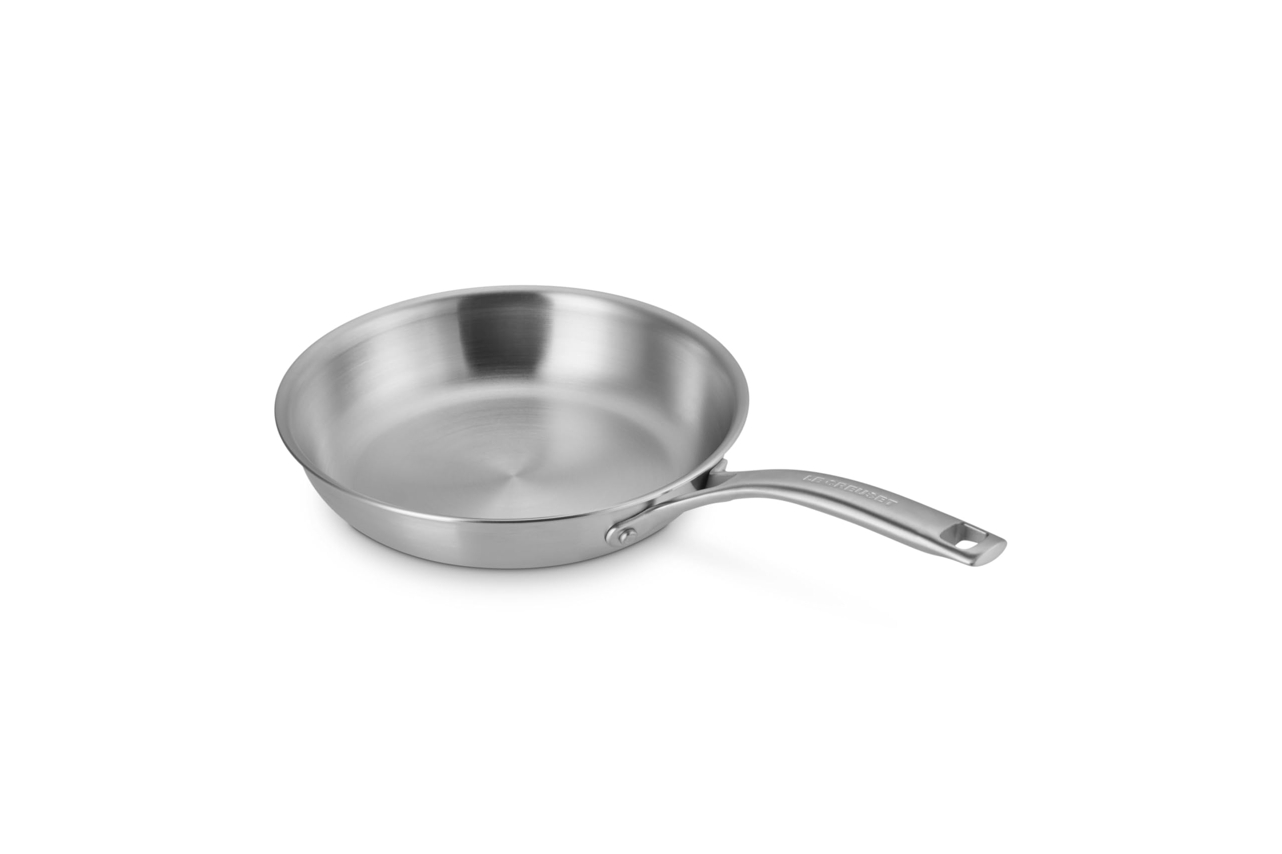 le-creuset-essential-stainless-steel-shallow-round-fry-pan-8-inch image 2