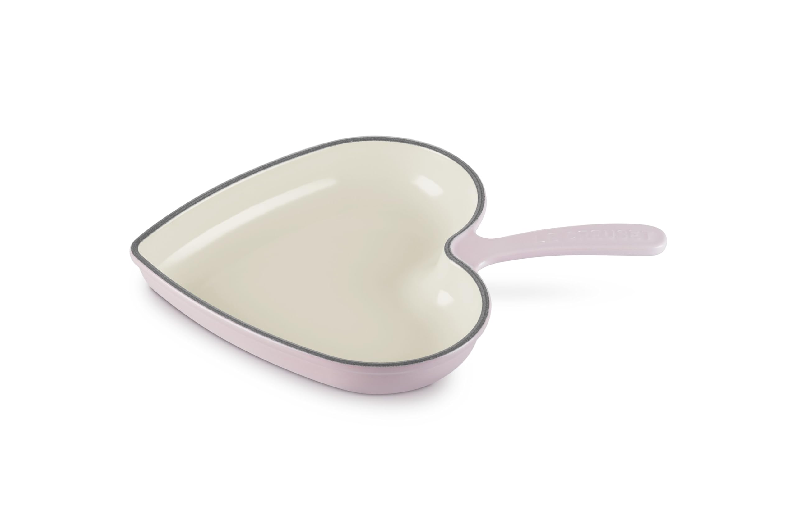 le-creuset-traditional-heart-skillet-10-25-enameled-cast-iron-chiffon-pink image 3