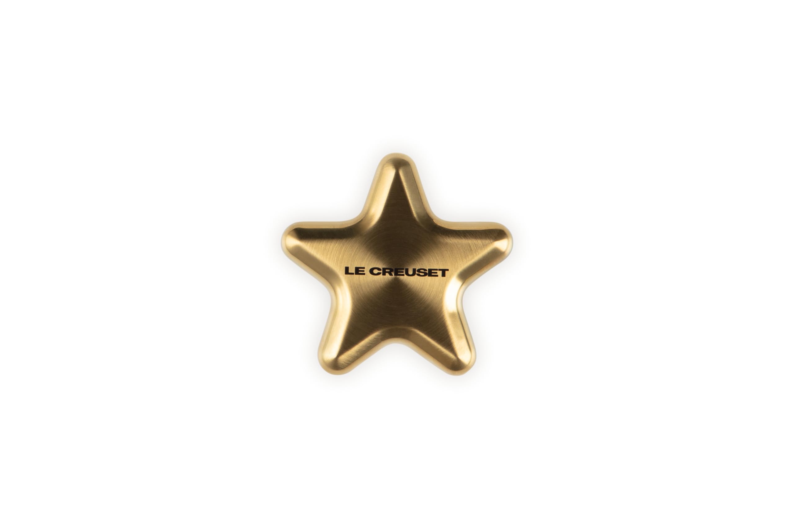 le-creuset-large-stainless-steel-star-knob-gold image 1