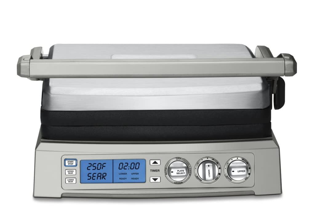 cuisinart-6-in-1-elite-griddler-electric-indoor-grill-griddle-gr-300wsp1-stainle image 1