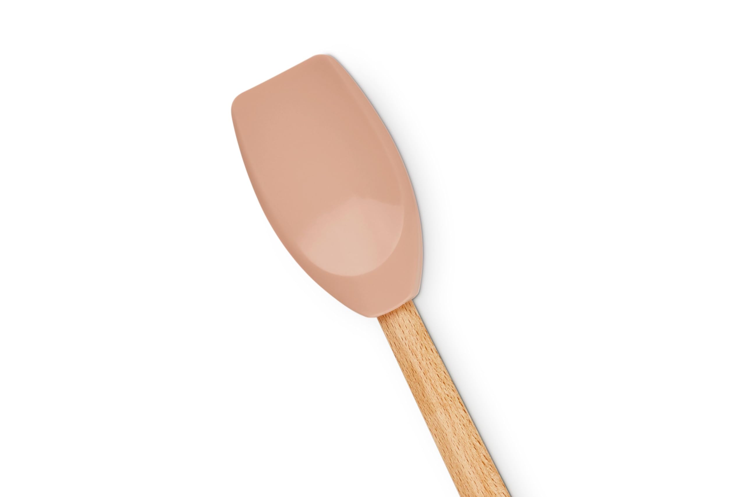 le-creuset-signature-silicone-spatula-spoon-peche image 2