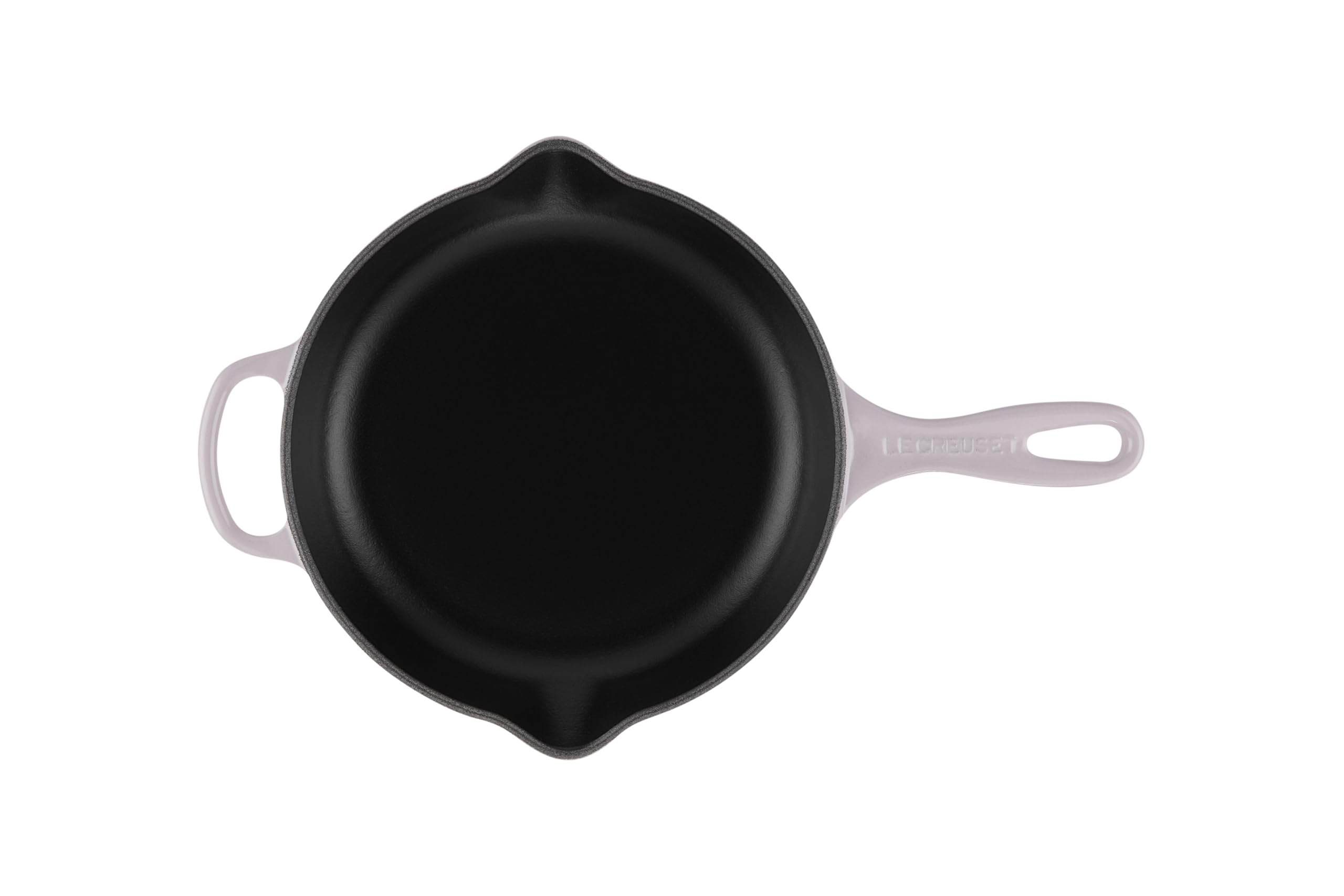 le-creuset-signature-iron-handle-skillet-9-inch-enameled-cast-iron-shallot image 4
