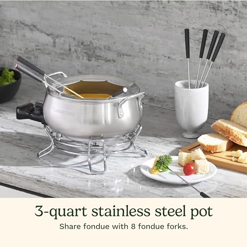 cuisinart-cfo-3ssnas-3-quart-electric-fondue-pot-set-stainless-steel-with-8-fork image 8