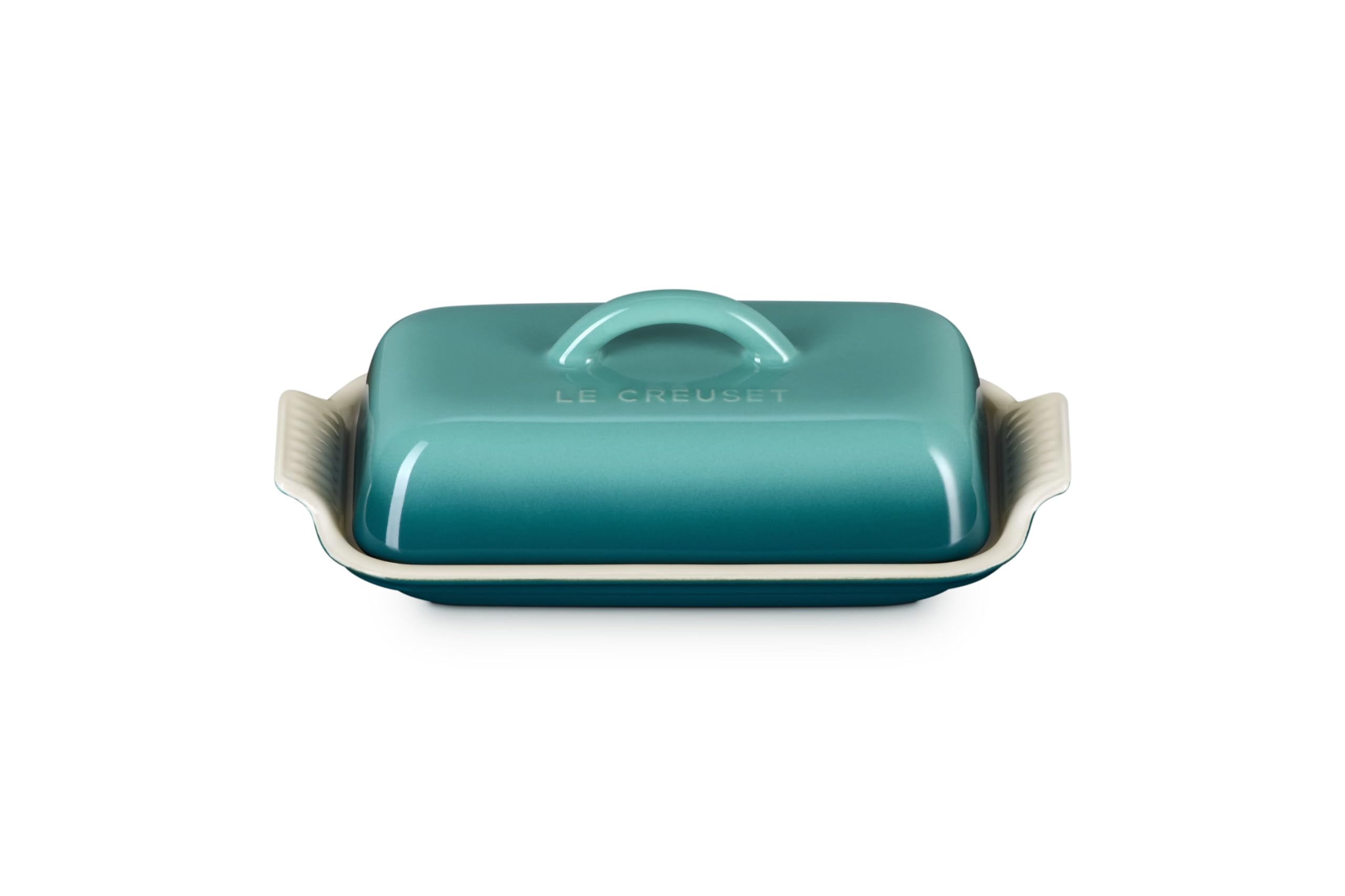 le-creuset-stoneware-heritage-butter-dish-white image 5