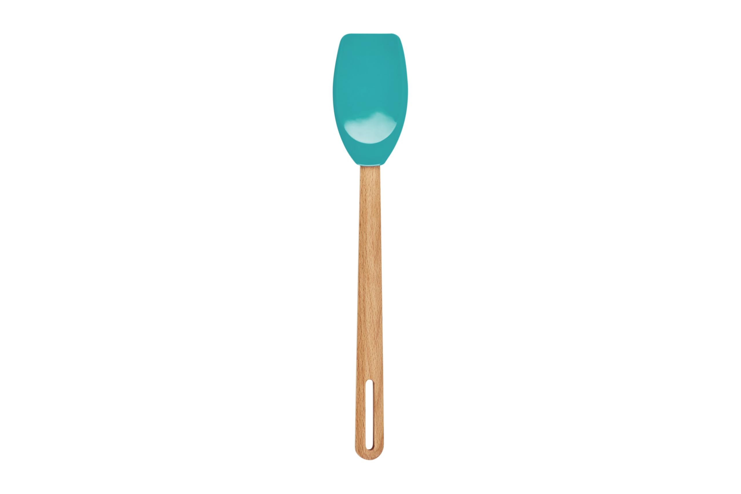 le-creuset-signature-silicone-spatula-spoon-peche image 7