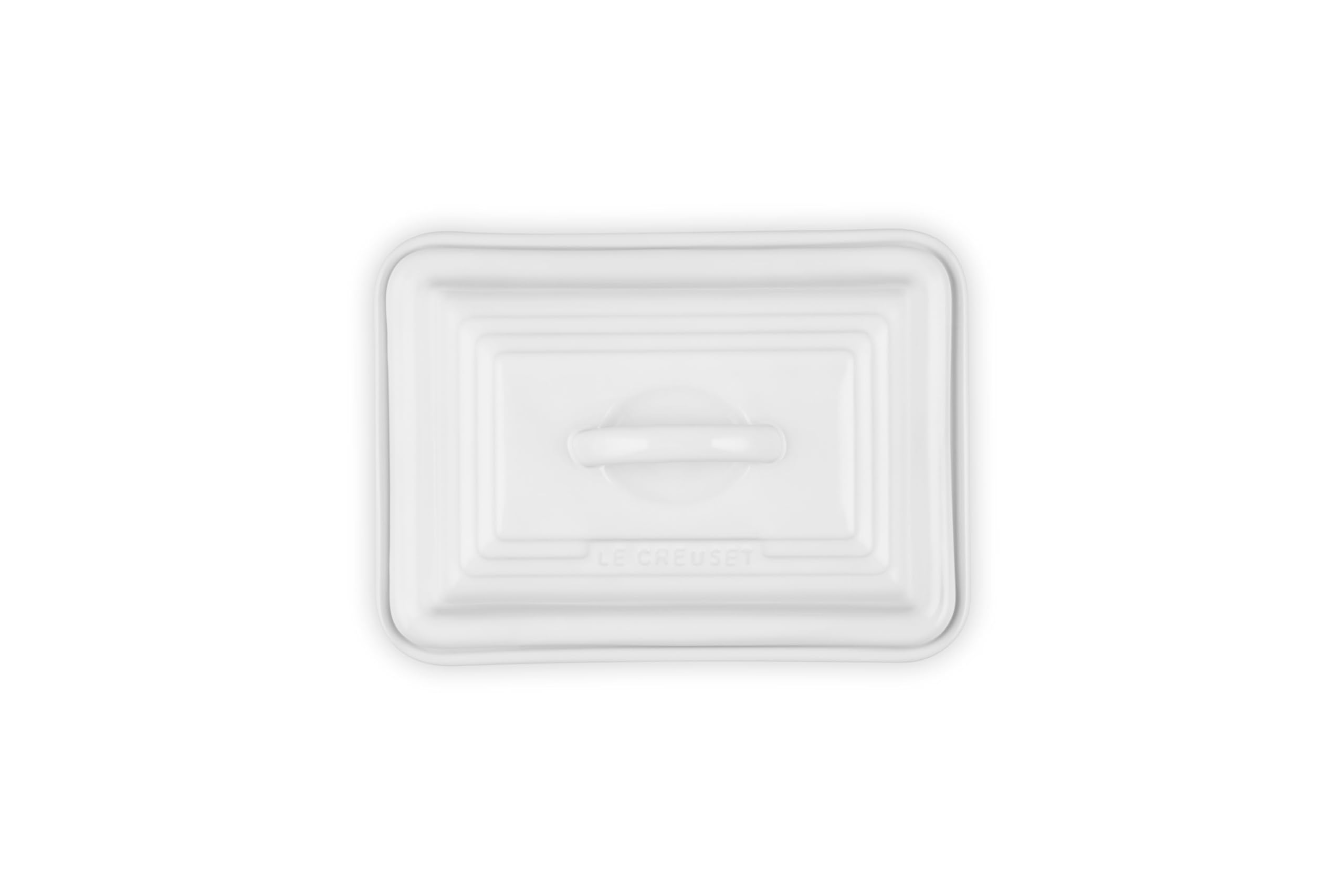 le-creuset-stoneware-european-butter-dish-white image 2
