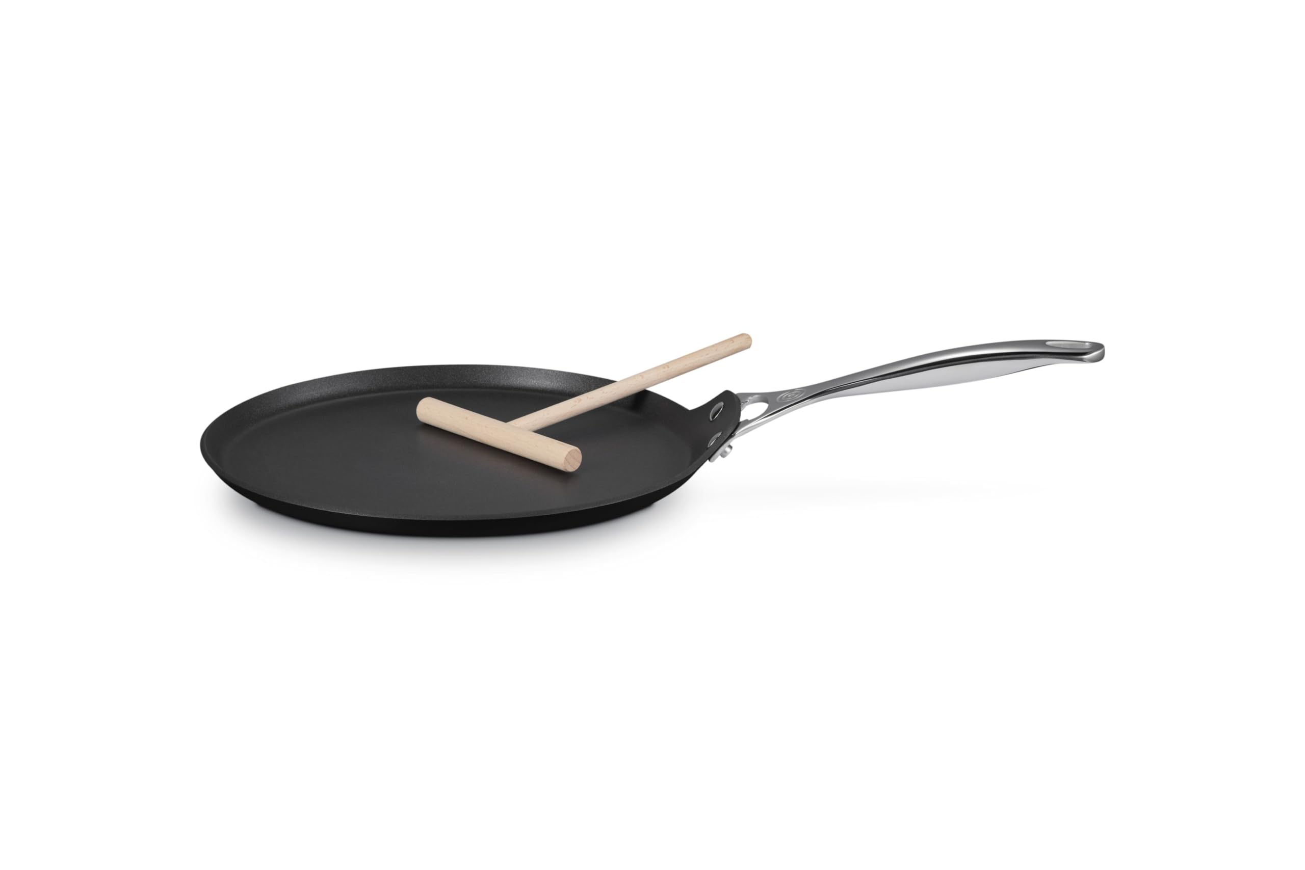 le-creuset-toughened-nonstick-pro-crepe-pan-with-rateau-11 image 2