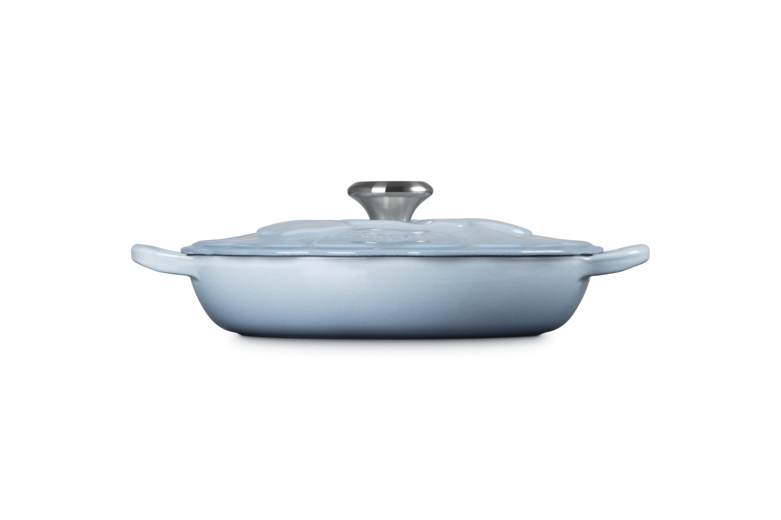 le-creuset-enameled-cast-iron-signature-petal-braiser-2-25-qt-coastal-blue image 4