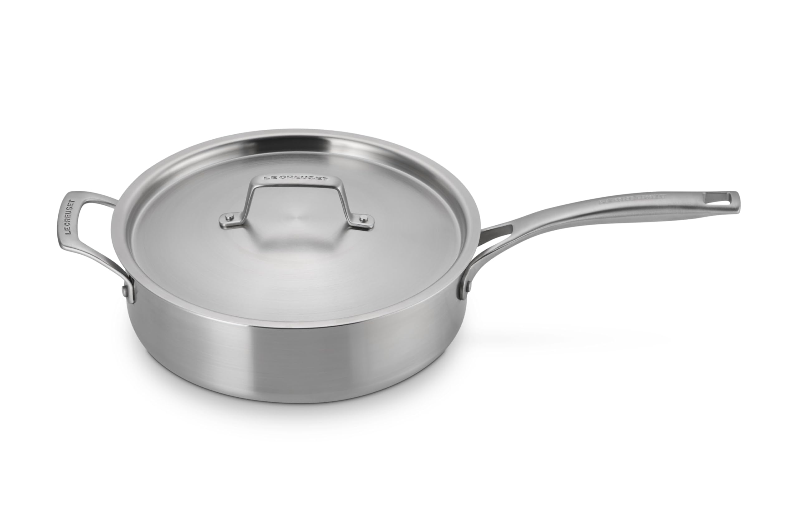 le-creuset-essential-stainless-steel-saut-pan-4-5-qt image 1