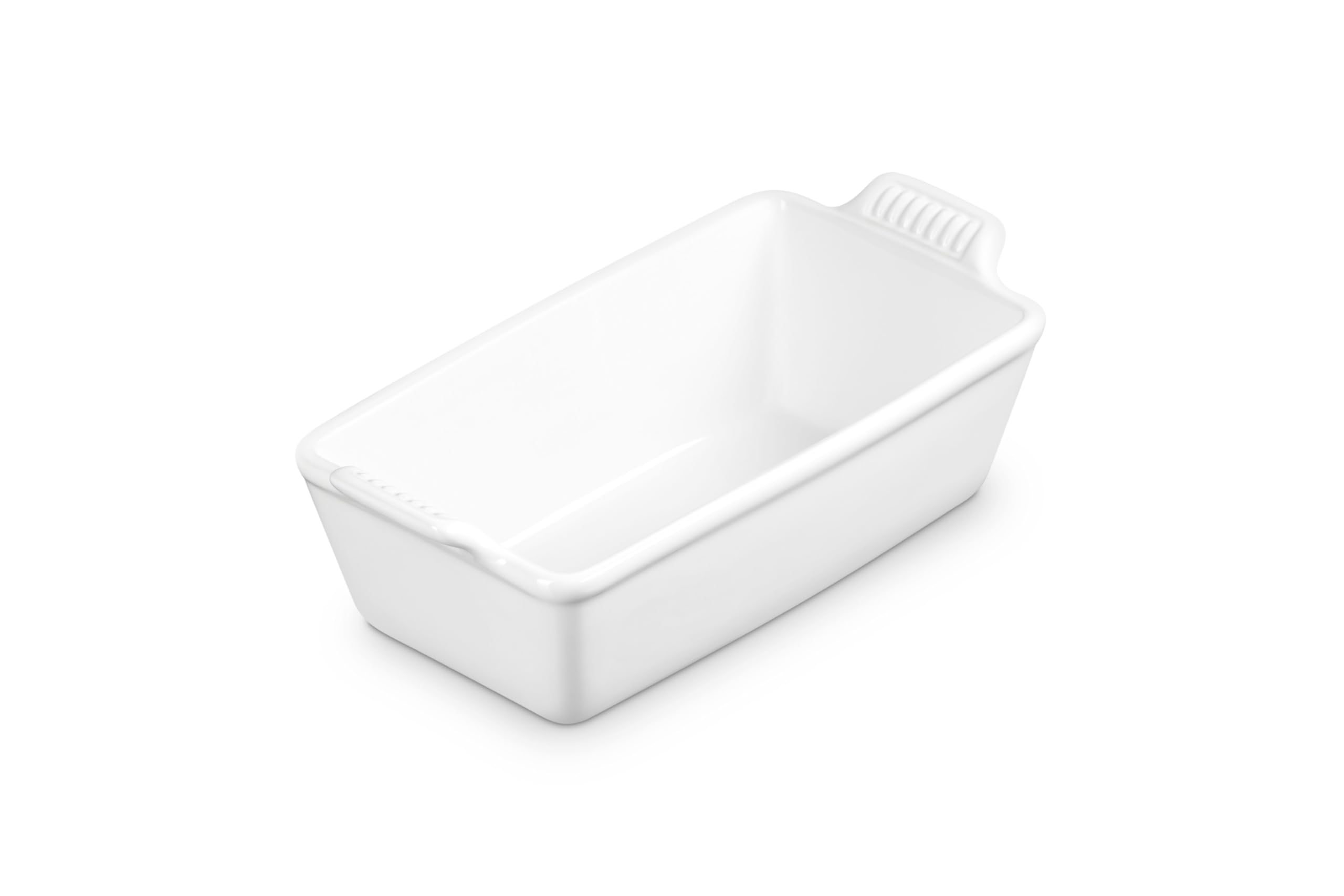le-creuset-stoneware-heritage-loaf-pan-9-x-5-x-3-in-1-5-qt-white image 1