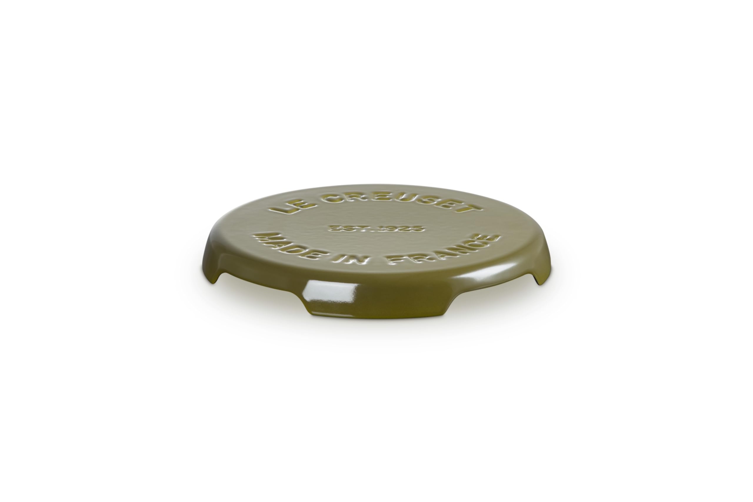 le-creuset-enameled-cast-iron-signature-trivet-9-olive image 3