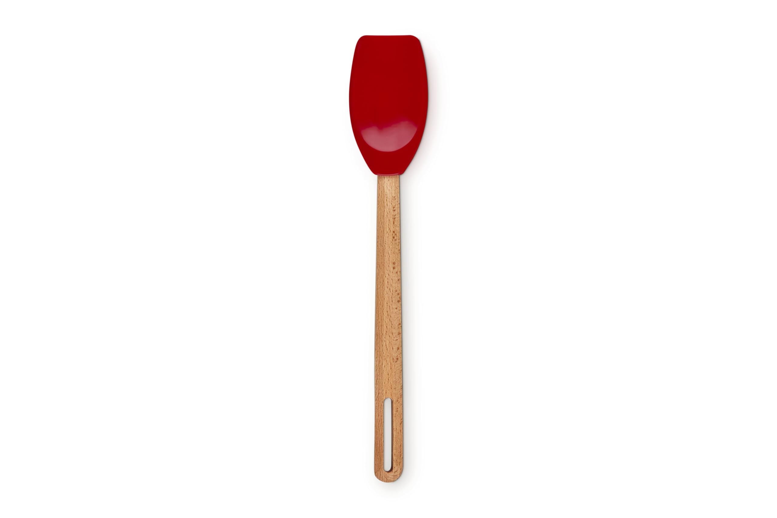 le-creuset-signature-silicone-spatula-spoon-peche image 8