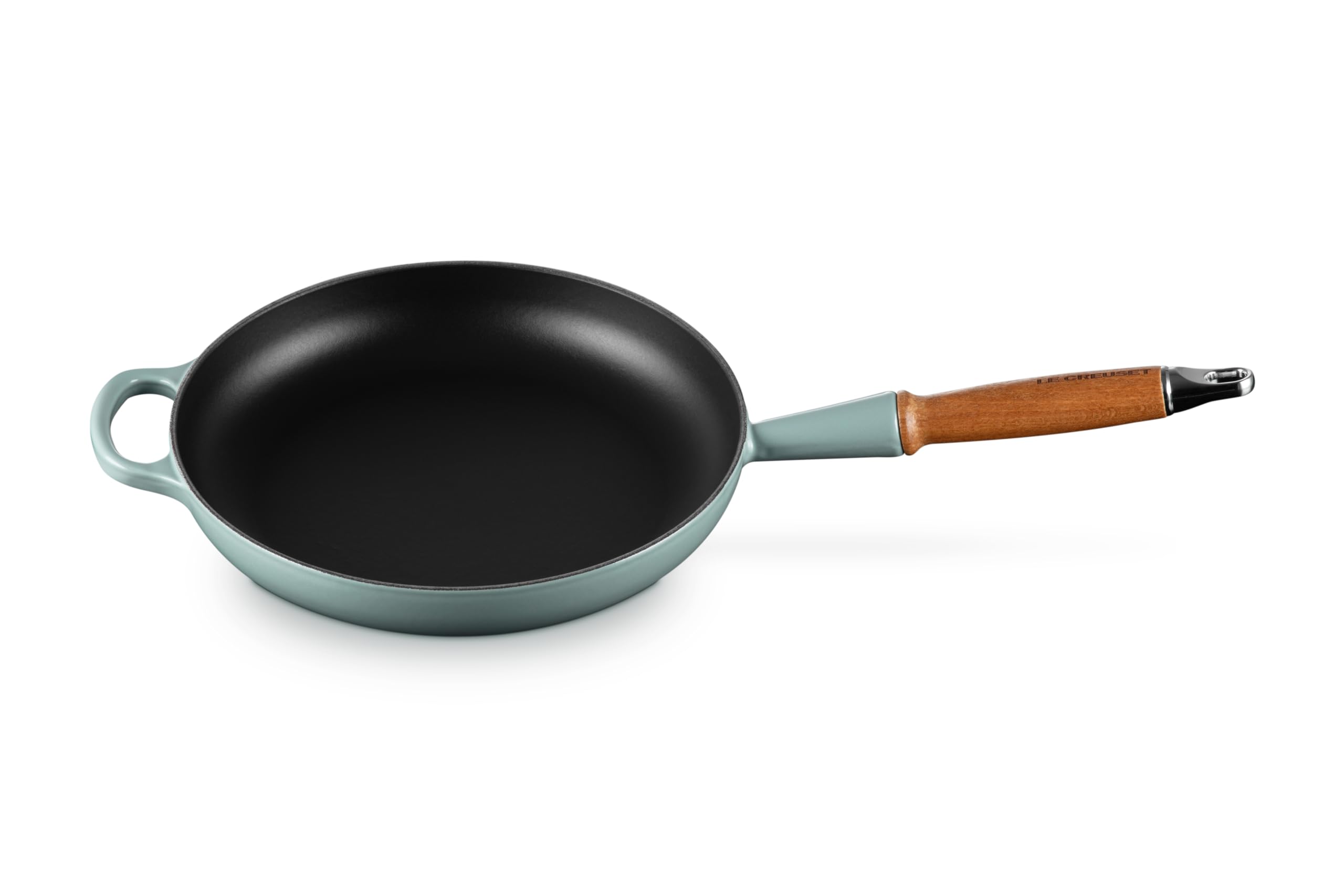 le-creuset-enameled-cast-iron-alpine-wood-handle-fry-pan-10-25-cerise image 7