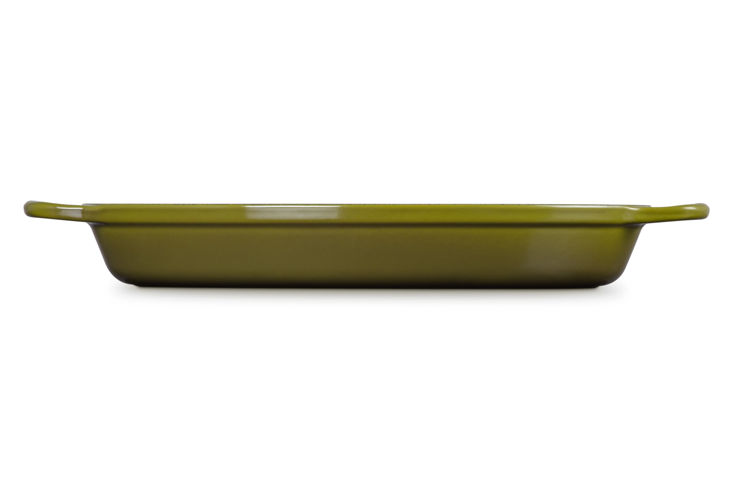 le-creuset-enameled-cast-iron-signature-oval-baker-3-qt-olive image 3