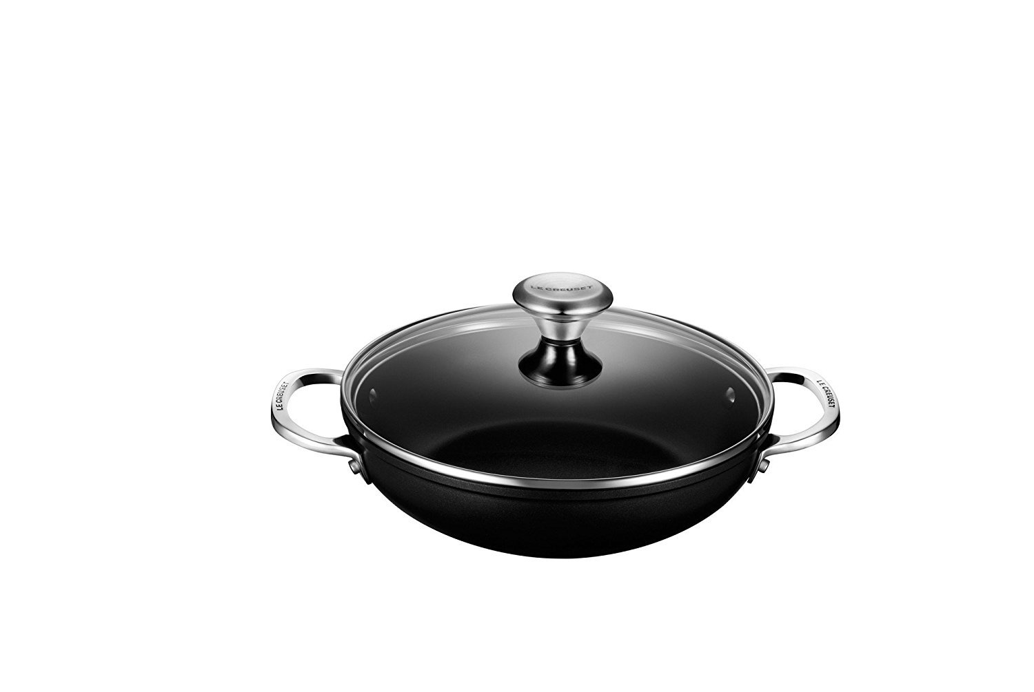 le-creuset-toughened-nonstick-pro-braiser-with-glass-lid-2-5-qt image 1