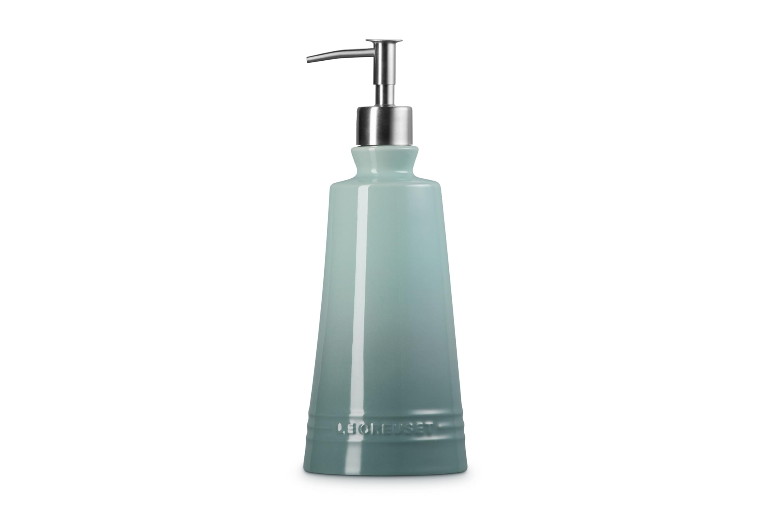 le-creuset-stoneware-signature-soap-dispenser-20-oz-sea-salt image 3