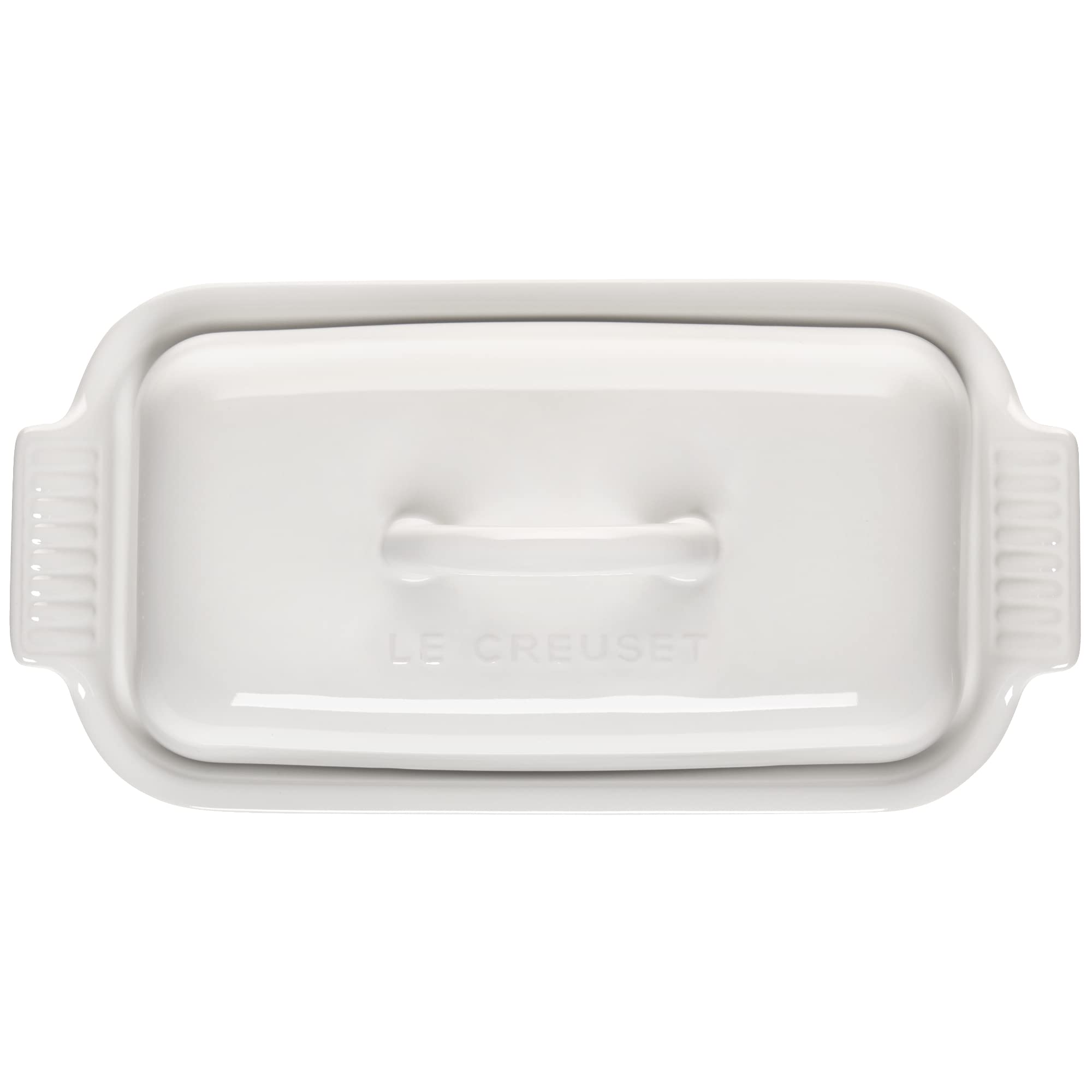 le-creuset-stoneware-heritage-butter-dish-white image 3