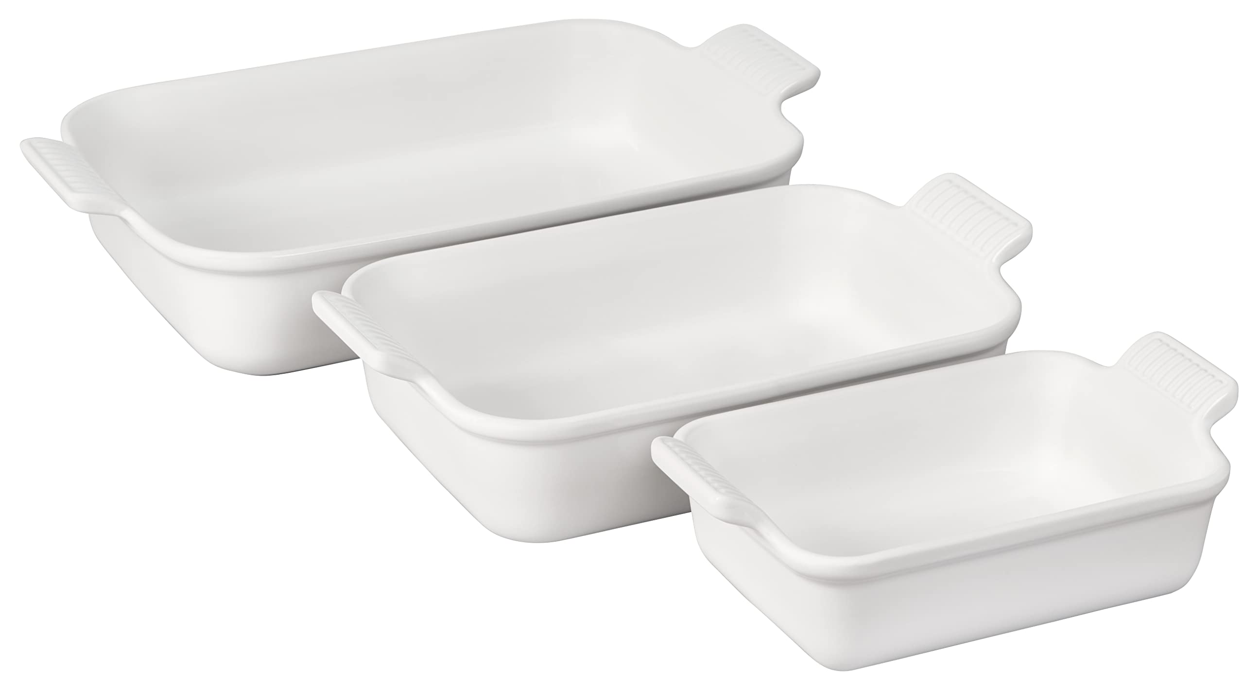 le-creuset-stoneware-heritage-3-piece-rectangular-baking-dish-set-chiffon-pink image 8