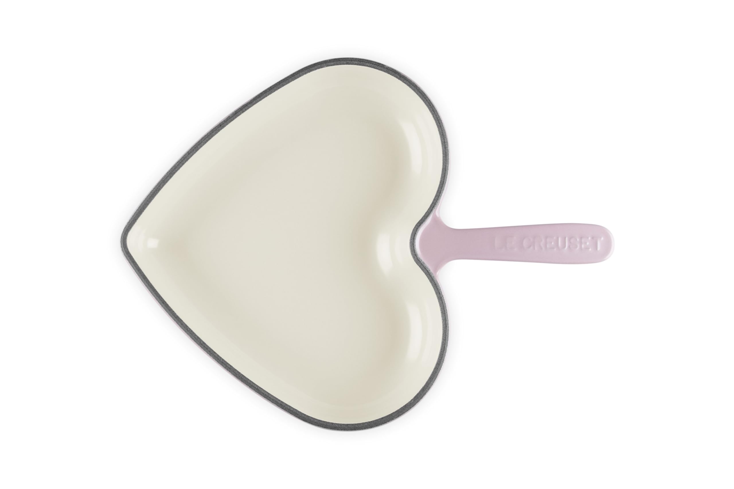 le-creuset-traditional-heart-skillet-10-25-enameled-cast-iron-chiffon-pink image 2