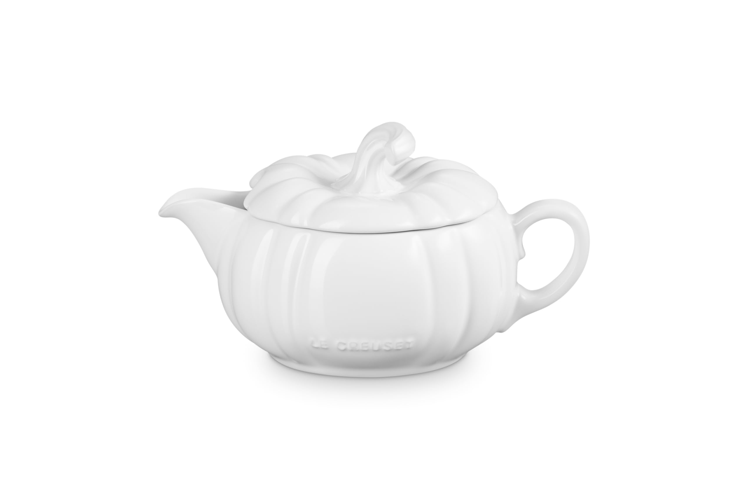 le-creuset-stoneware-pumpkin-gravy-boat-with-lid-14-oz-olive image 6