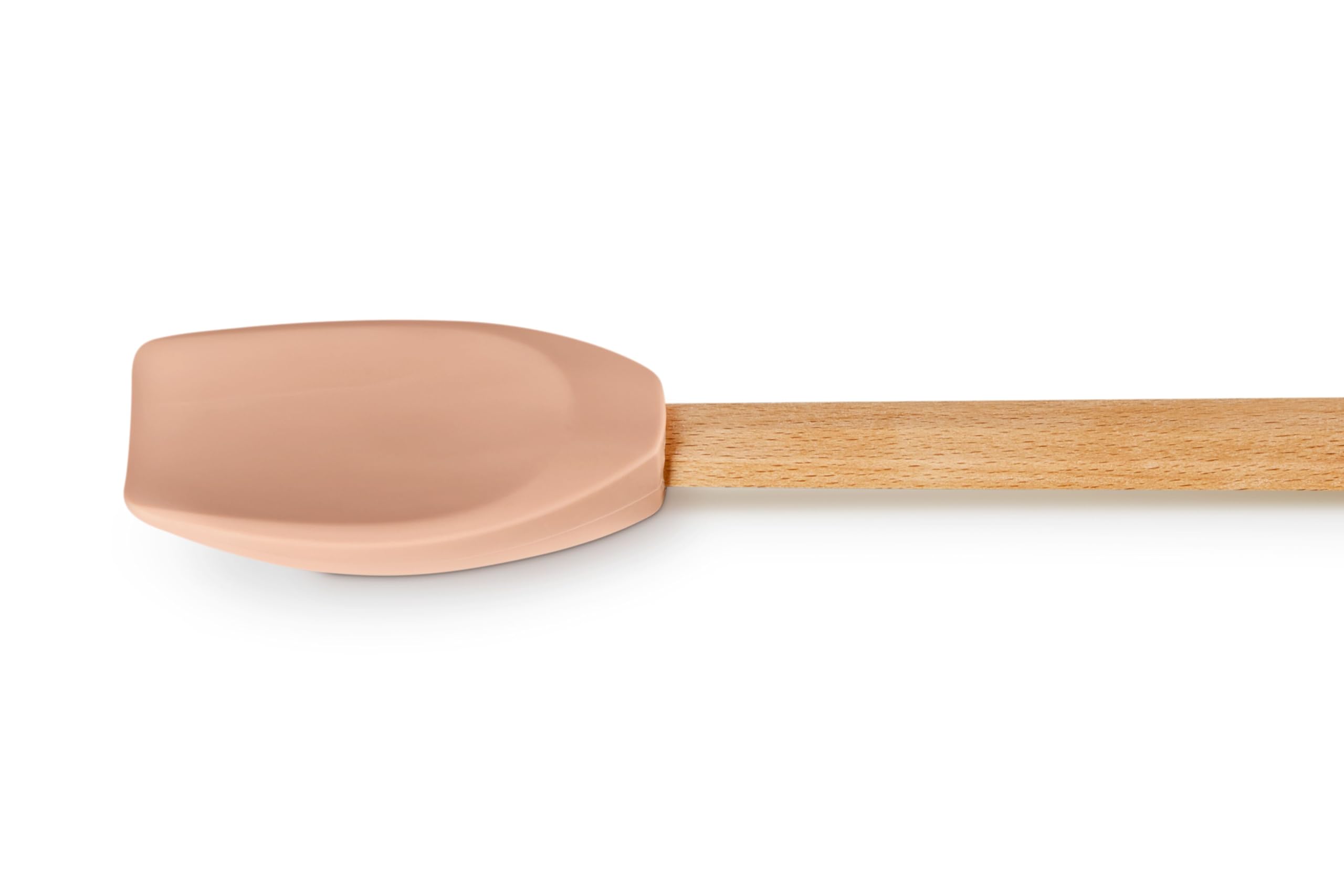 le-creuset-signature-silicone-spatula-spoon-peche image 3