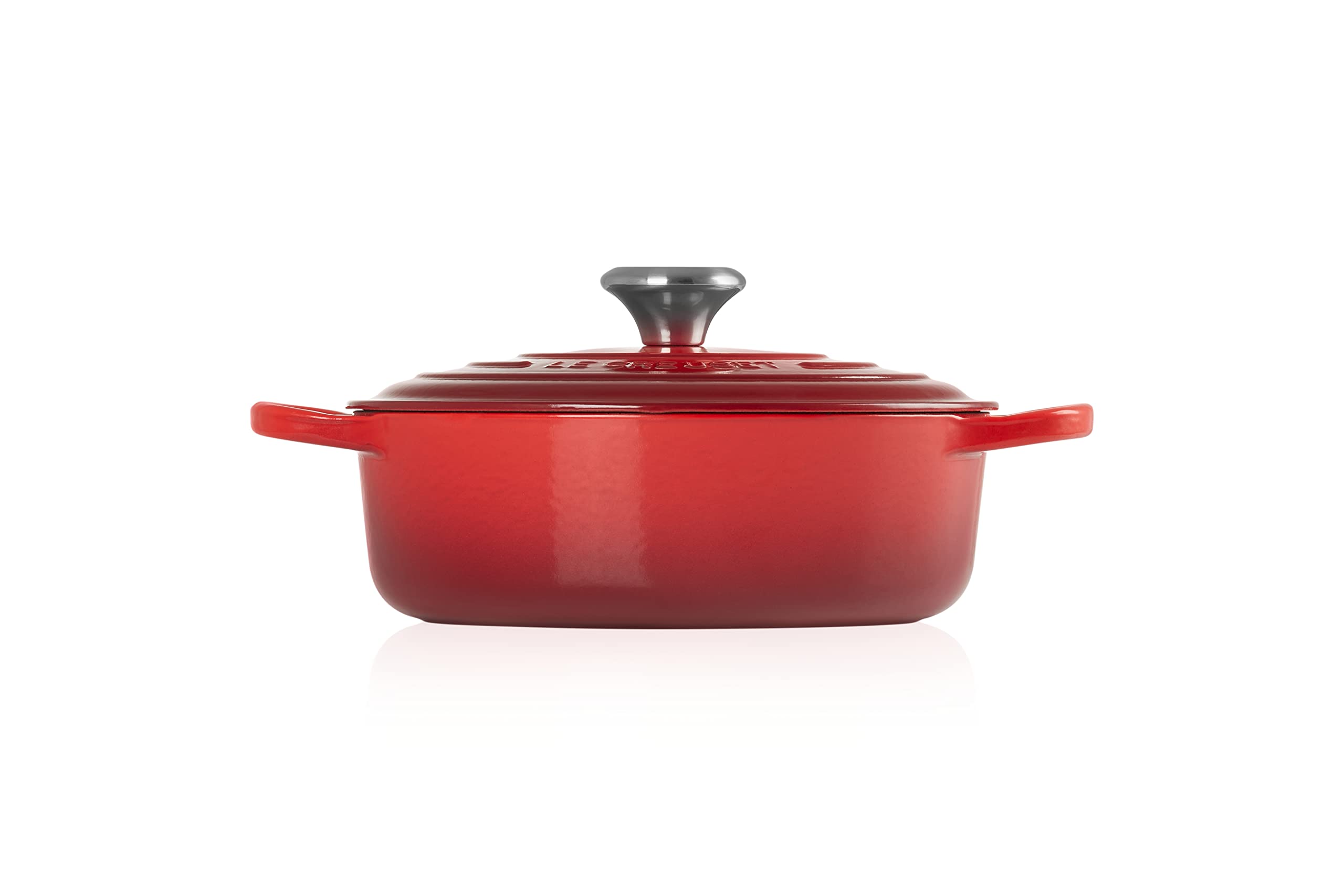 le-creuset-enameled-cast-iron-signature-round-wide-dutch-oven-3-5-qt-cerise image 2