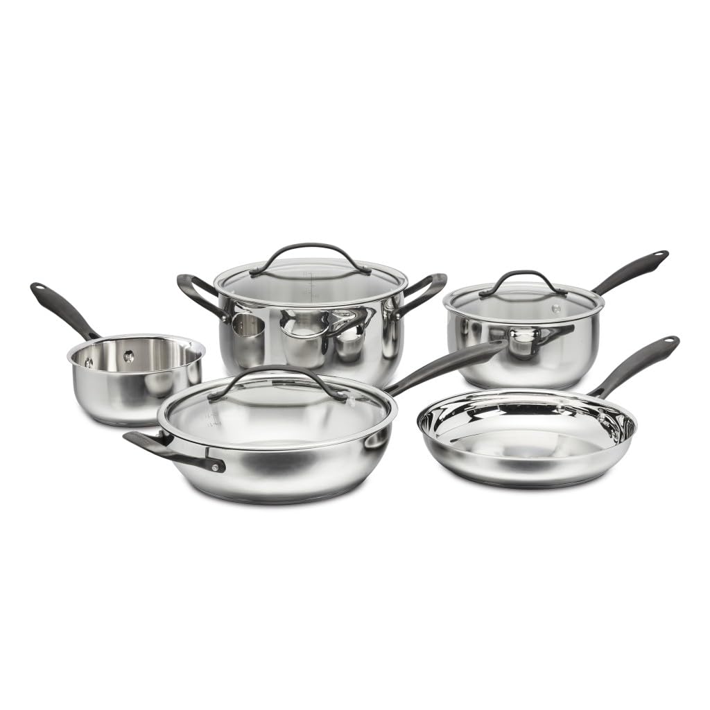 cuisinart-radiant-pro-8-piece-stainless-steel-cookware-set-with-brushed-titanium image 1