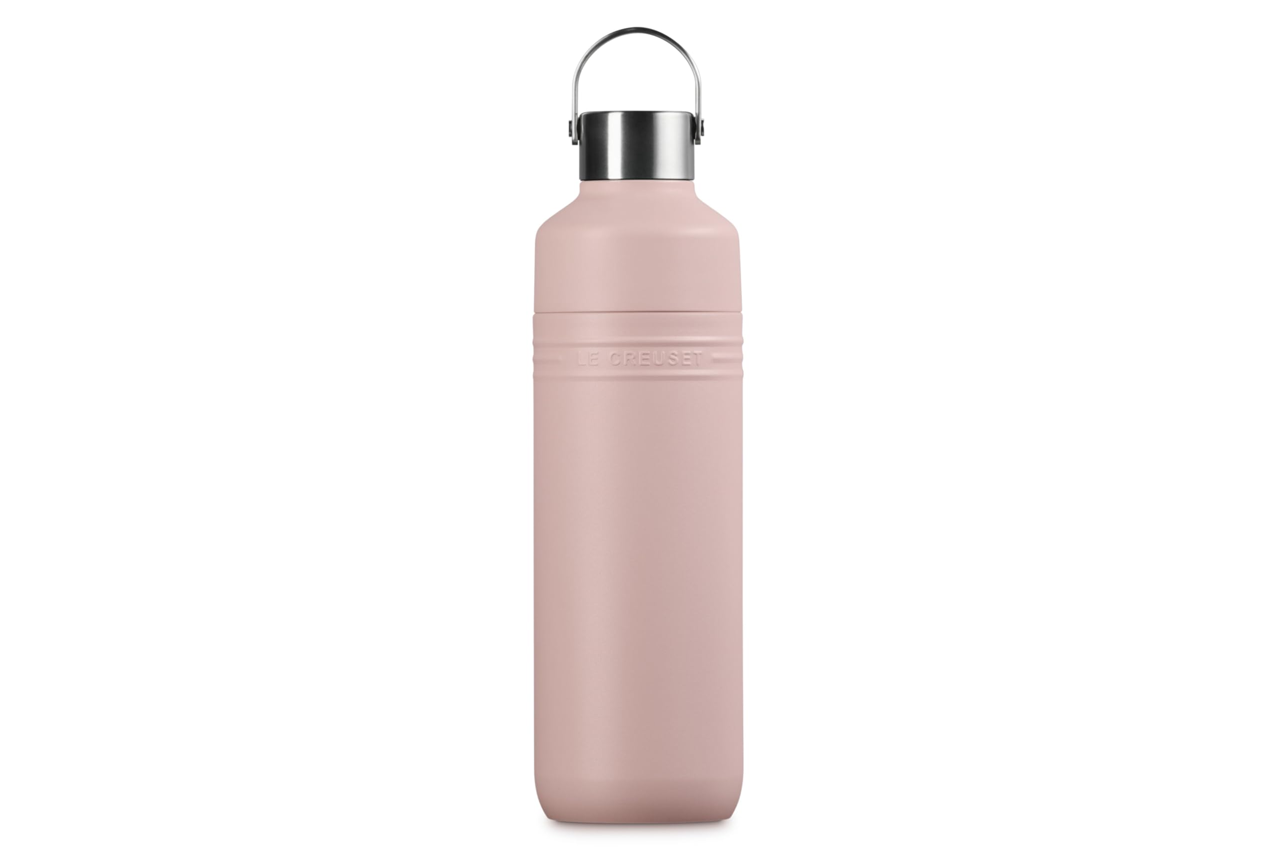 le-creuset-on-the-go-33-oz-stainless-steel-water-bottle-shell-pink image 4