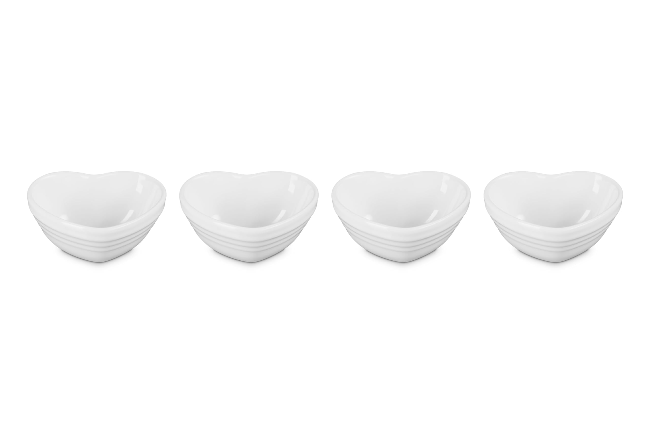 le-creuset-stoneware-set-of-4-mini-heart-pinch-bowls-cerise image 7