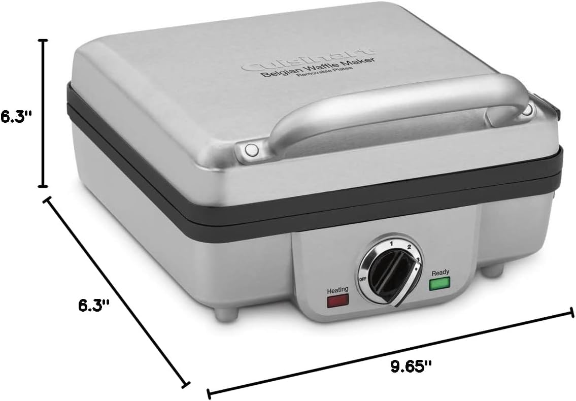 cuisinart-waf-300p1-belgian-waffle-maker-with-pancake-plates-brushed-stainless image 8