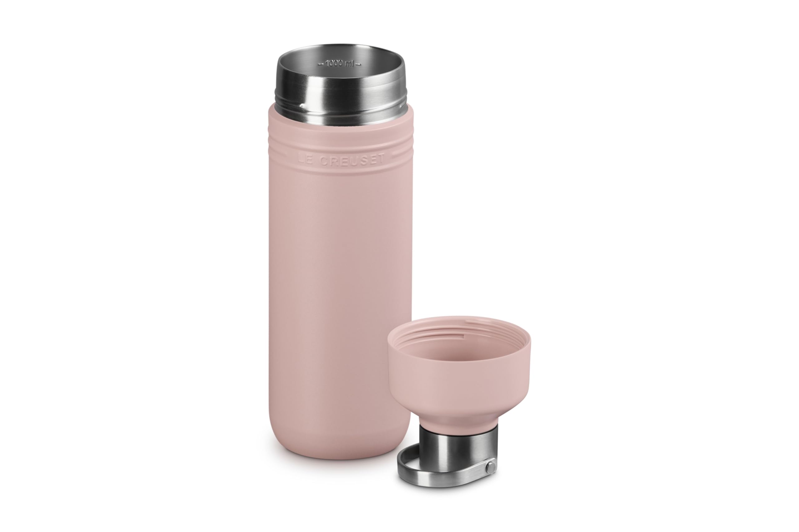 le-creuset-on-the-go-33-oz-stainless-steel-water-bottle-shell-pink image 3
