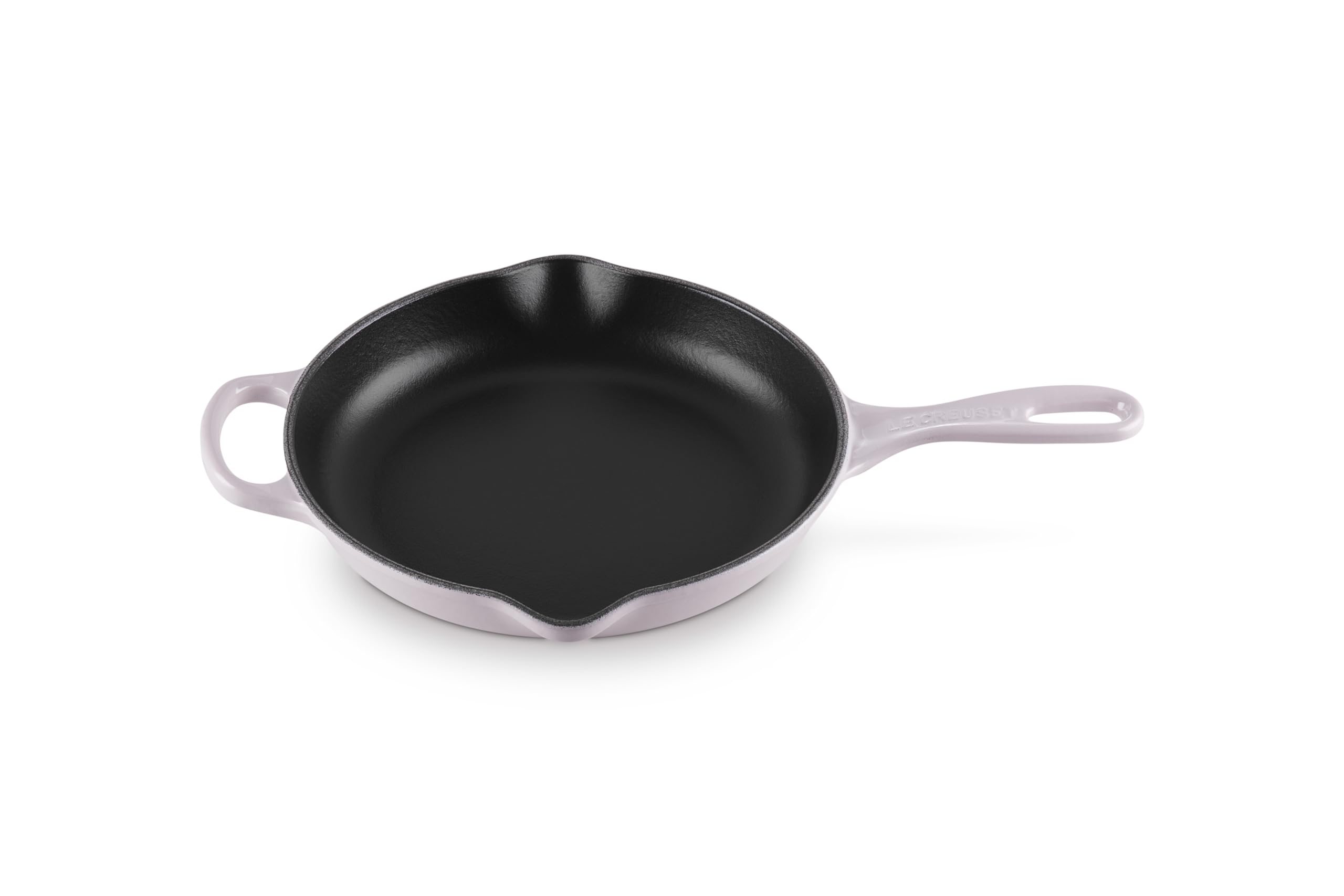 le-creuset-signature-iron-handle-skillet-9-inch-enameled-cast-iron-shallot image 1
