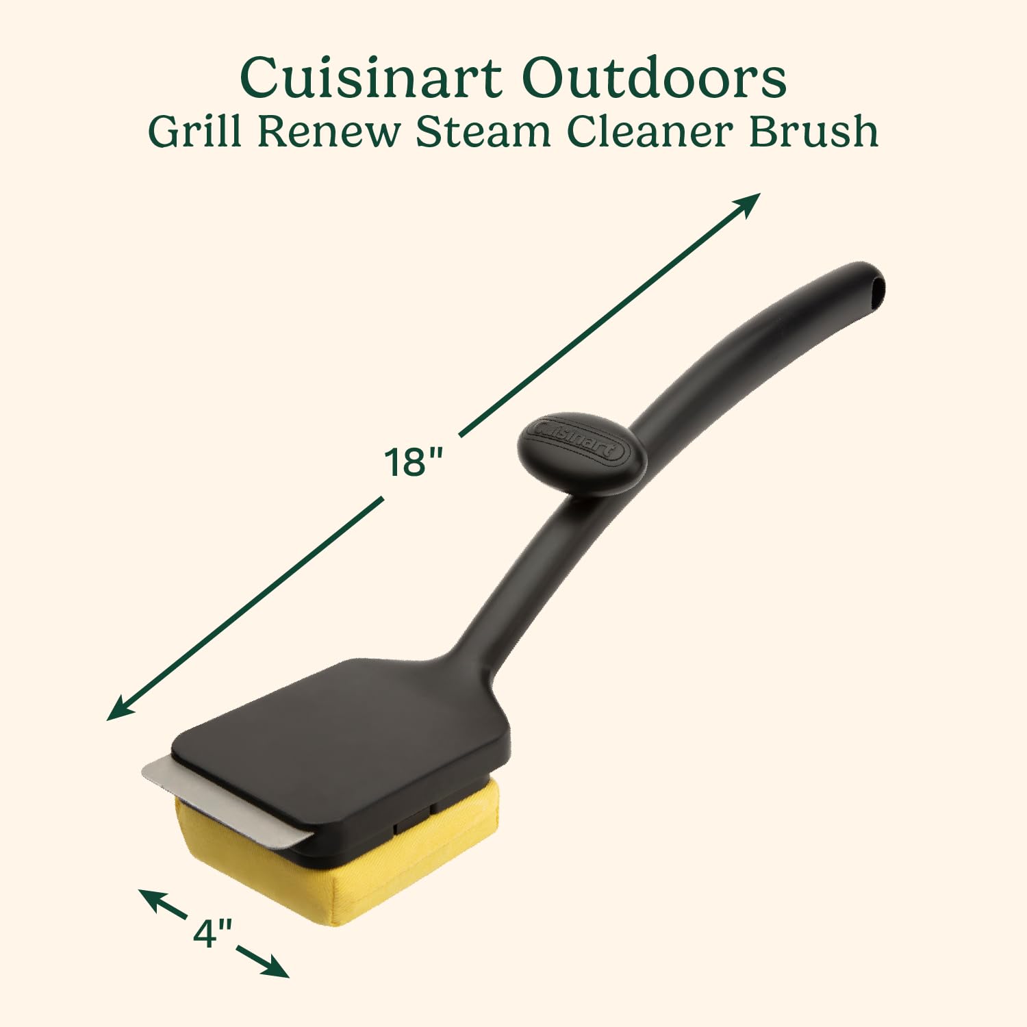 cuisinart-grill-renew-steam-cleaner-brush-bristle-free-bbq-grill-brush image 2