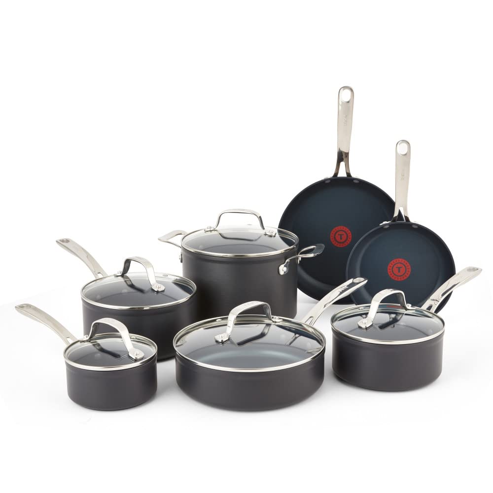 t-fal-ultimate-hard-anodized-nonstick-cookware-set-12-piece-oven-safe-pots-and-p image 8