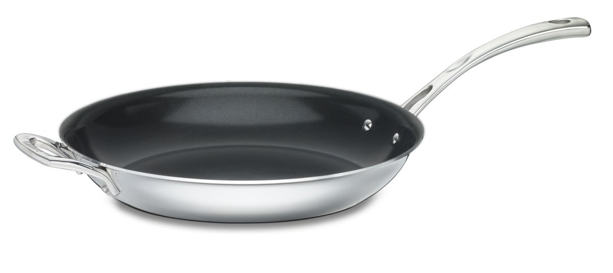 cuisinart-fct22-30hns-french-classic-tri-ply-stainless-12-inch-nonstick-skillet- image 1