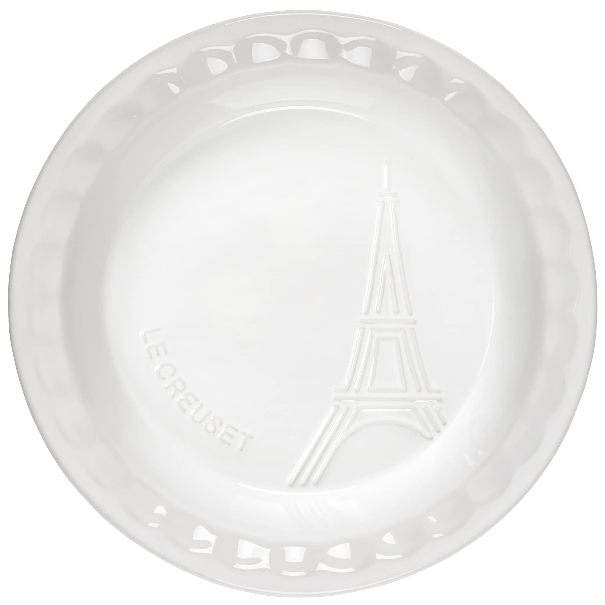 le-creuset-eiffel-tower-collection-9-stoneware-pie-dish-white image 3