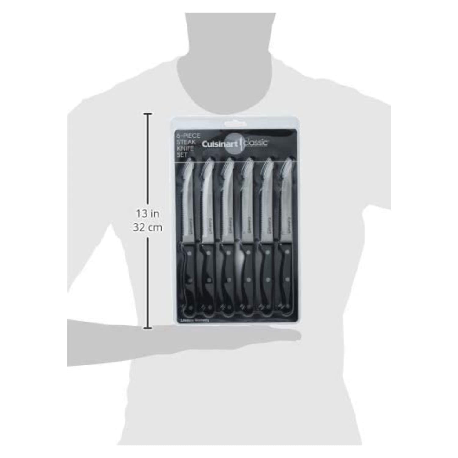 cuisinart-c77tr-6psk-6-piece-steak-knife-set-high-carbon-stainless-steel-black image 2