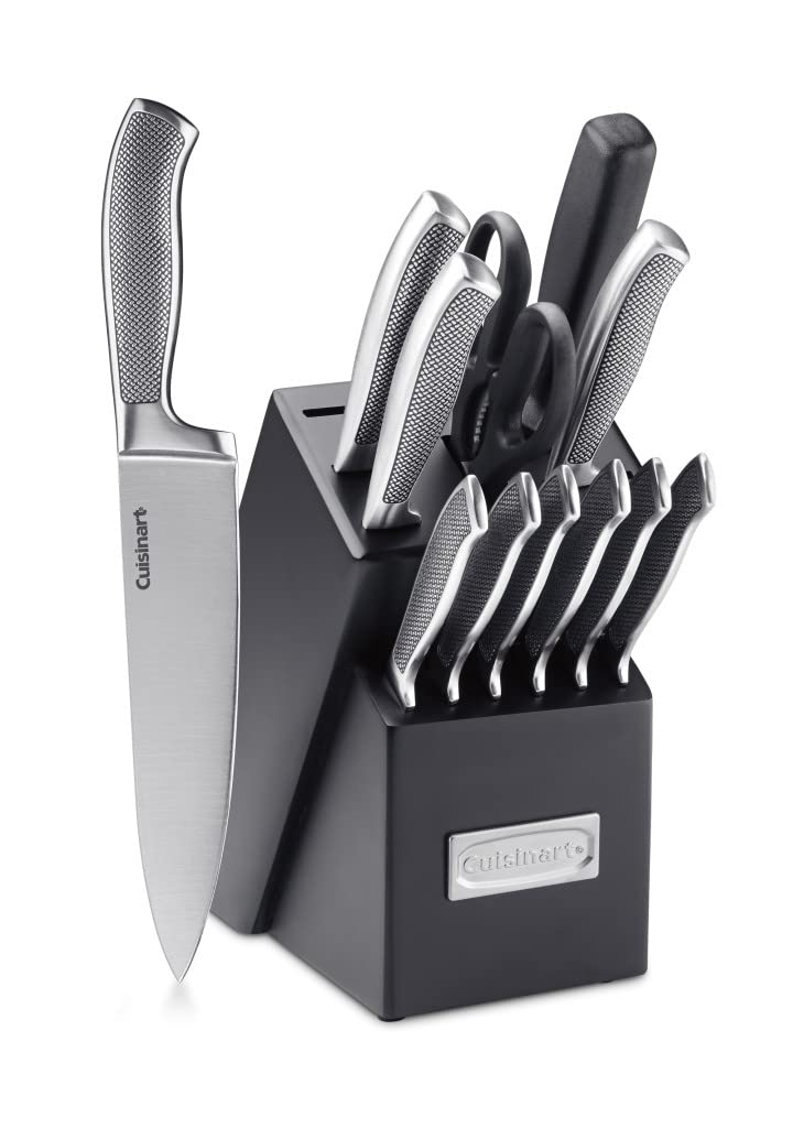 cuisinart-c77ss-13p-graphix-13-piece-knife-block-set-stainless-steel image 1