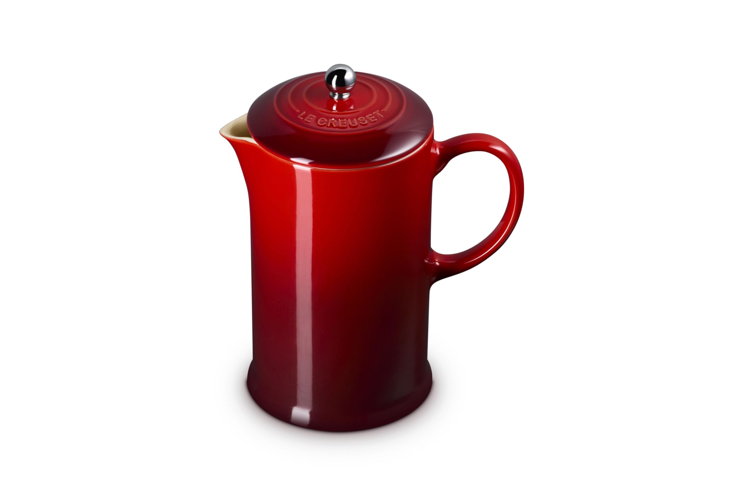 le-creuset-stoneware-french-press-34-oz-white image 8