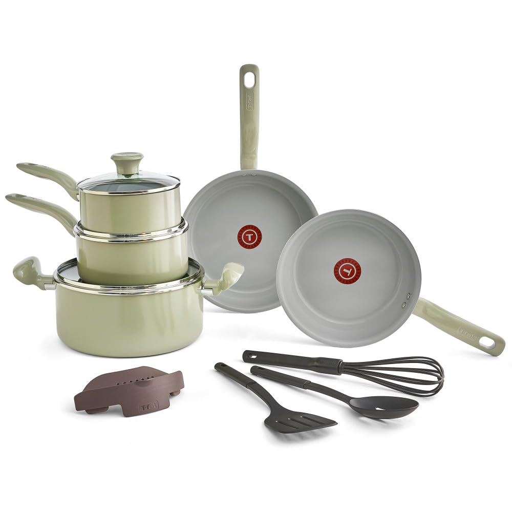 t-fal-simply-cook-recycled-aluminum-ceramic-nonstick-fry-pan-set-2-piece image 7