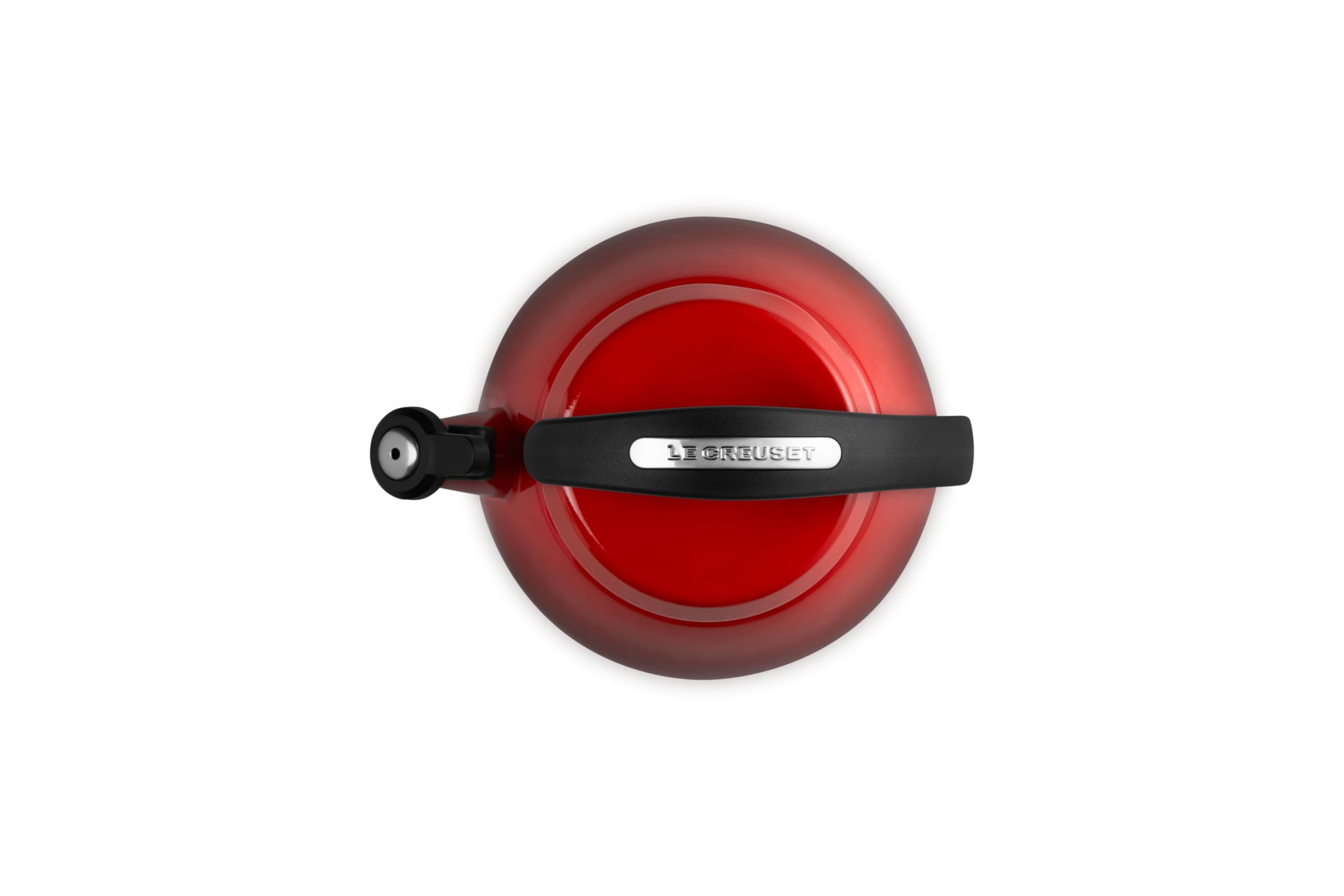 le-creuset-enamel-on-steel-cloche-kettle-2-2-qt-cerise-whistling-tea-kettle image 4