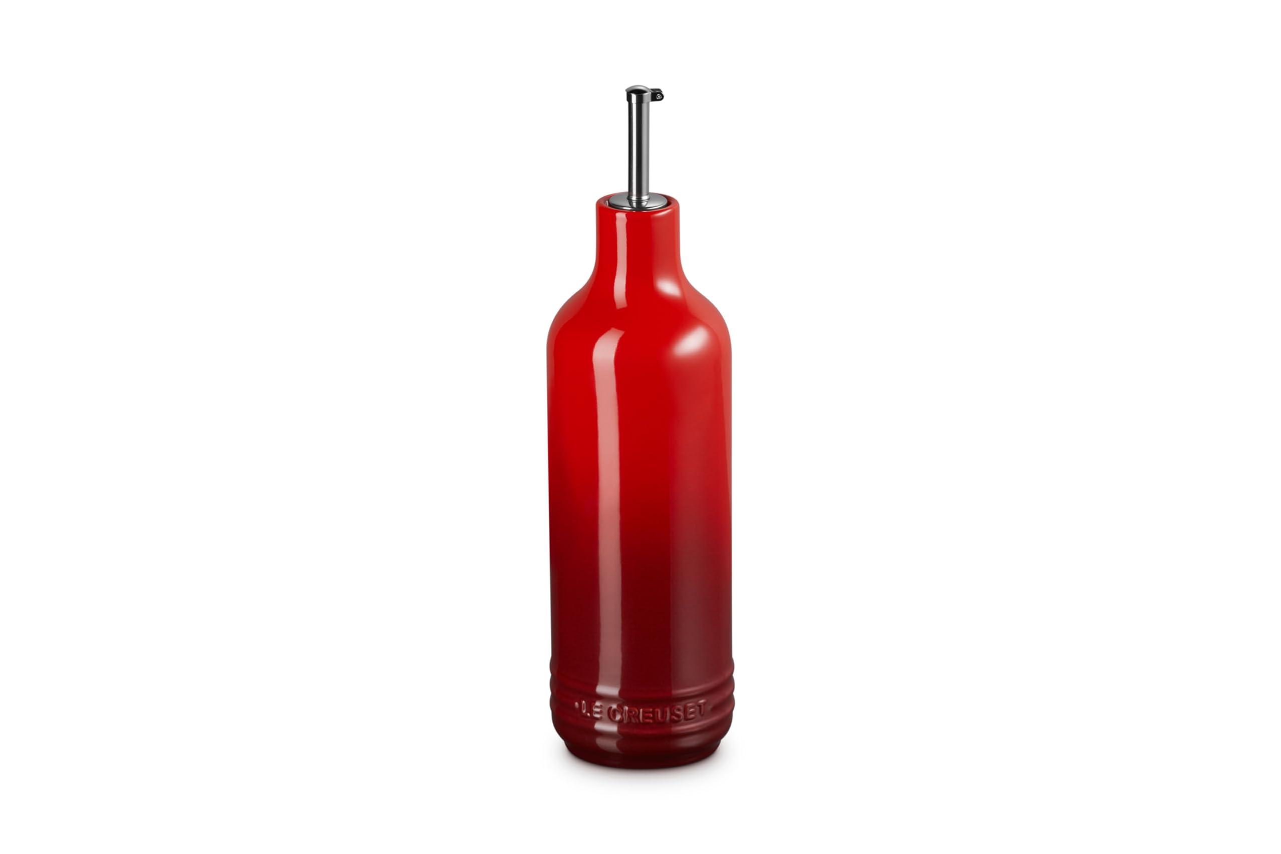 le-creuset-stoneware-signature-oil-cruet-20-oz-cerise image 1