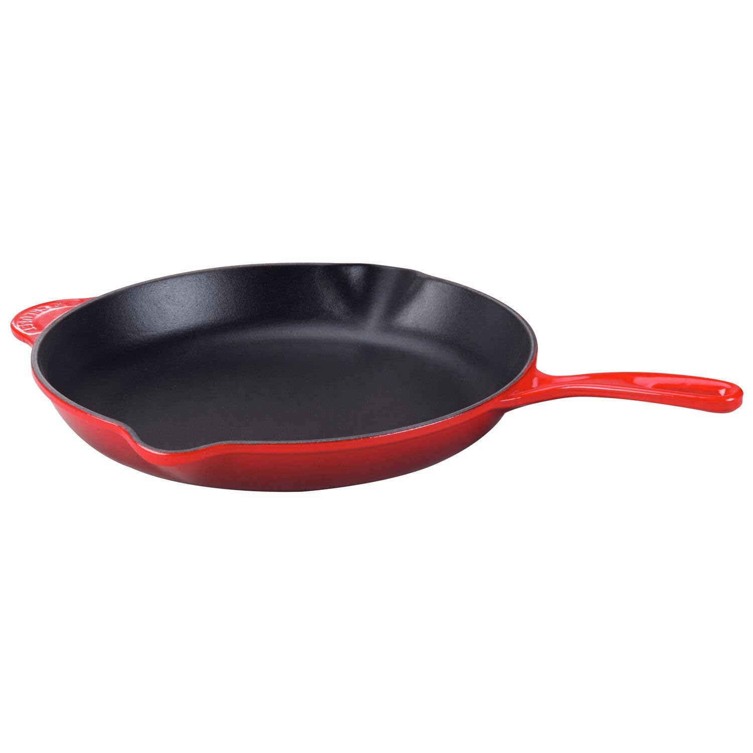le-creuset-enameled-cast-iron-11-75-inch-skillet-with-iron-handle-cassis image 2