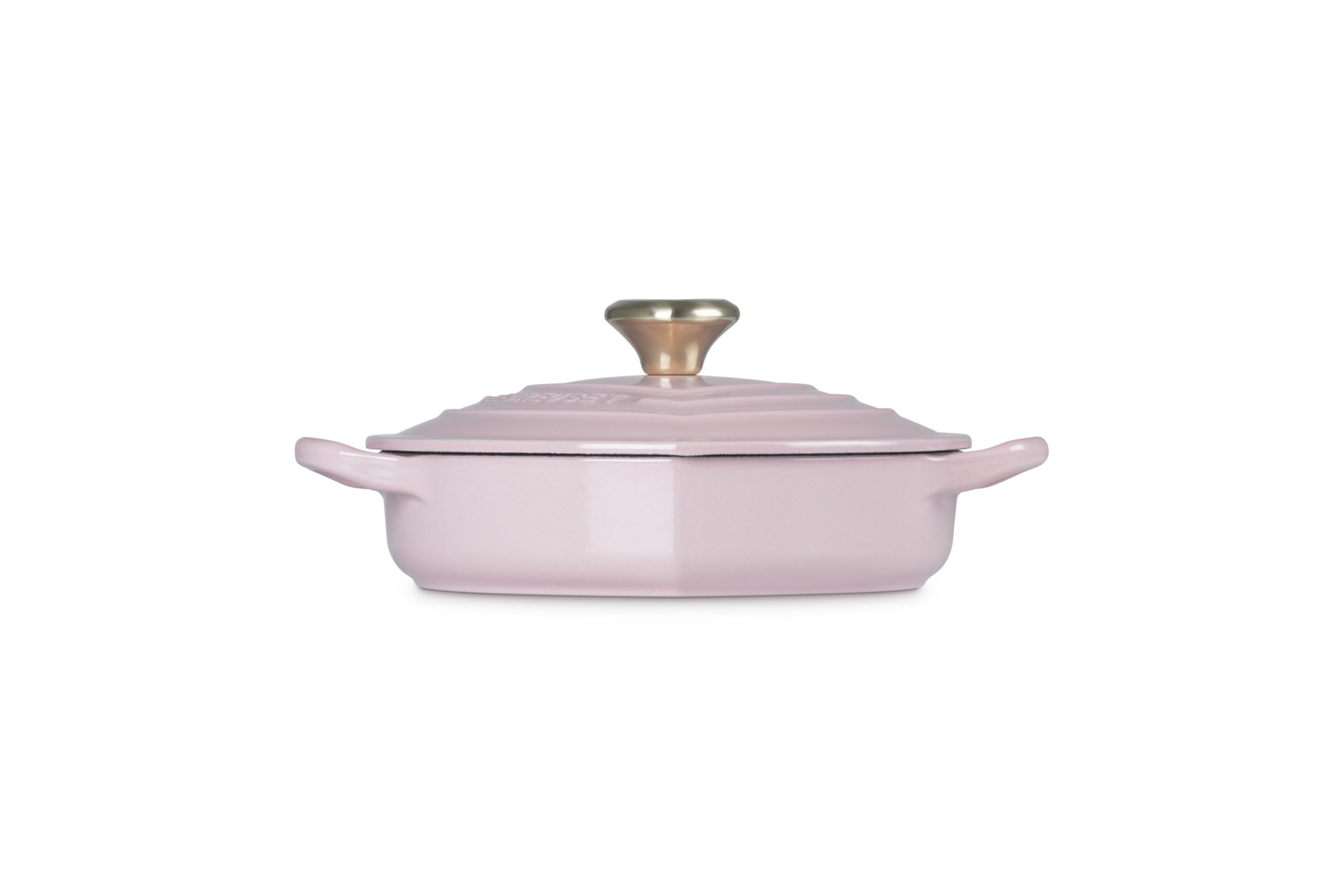 le-creuset-enameled-cast-iron-shallow-heart-cocotte-1-25-qt-chiffon-pink-with-li image 4