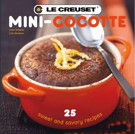 le-creuset-stoneware-set-of-4-mini-cocottes-with-cookbook-8-oz-each-flame image 7
