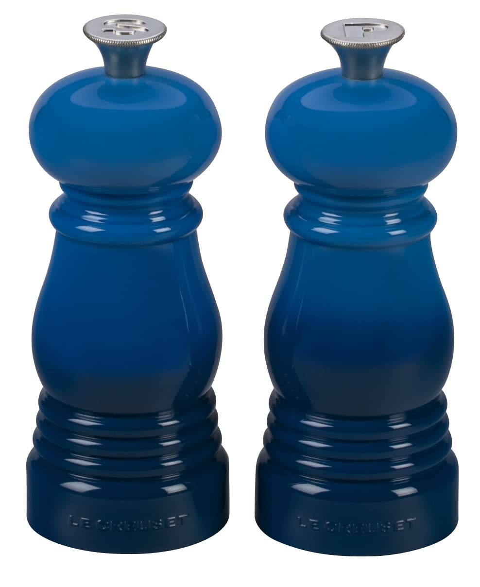 le-creuset-petite-salt-and-pepper-mill-set-5-inch-marseille image 1