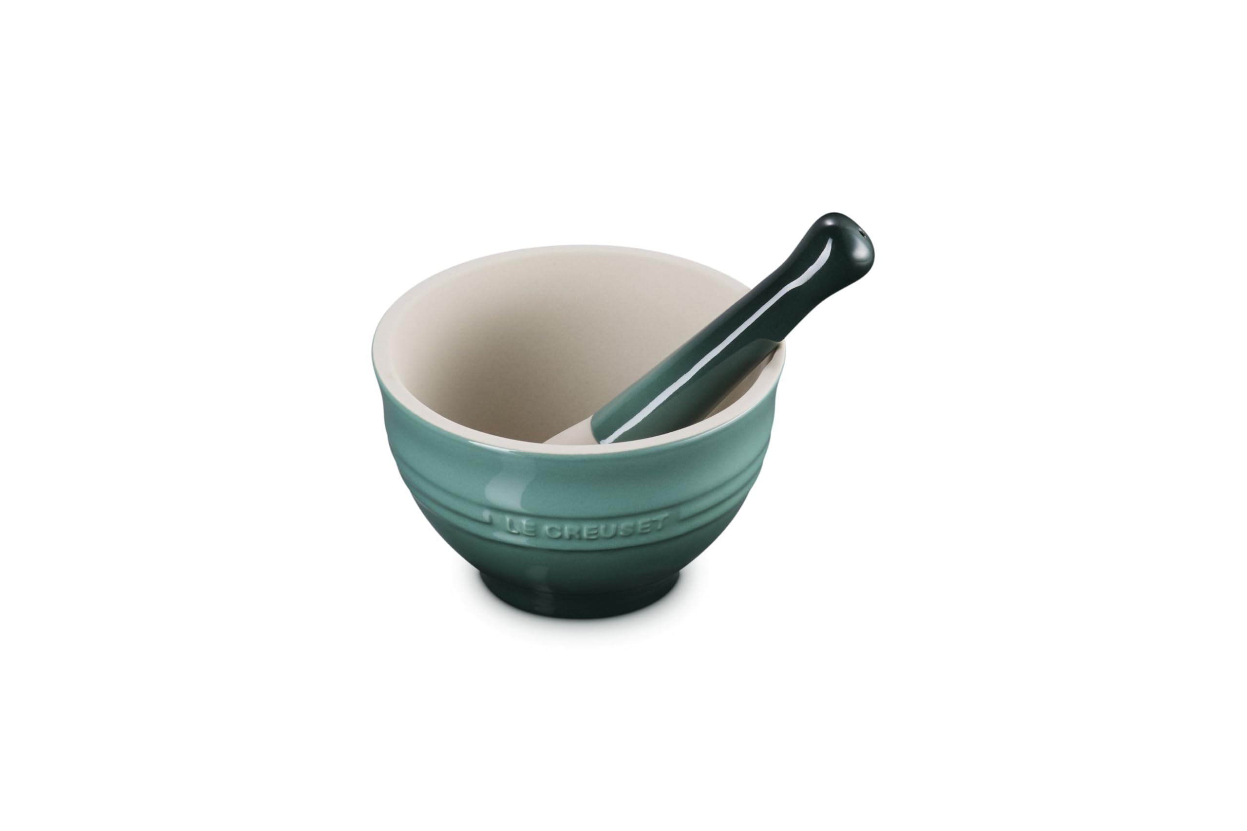 le-creuset-stoneware-mortar-pestle-10-oz-sea-salt image 6