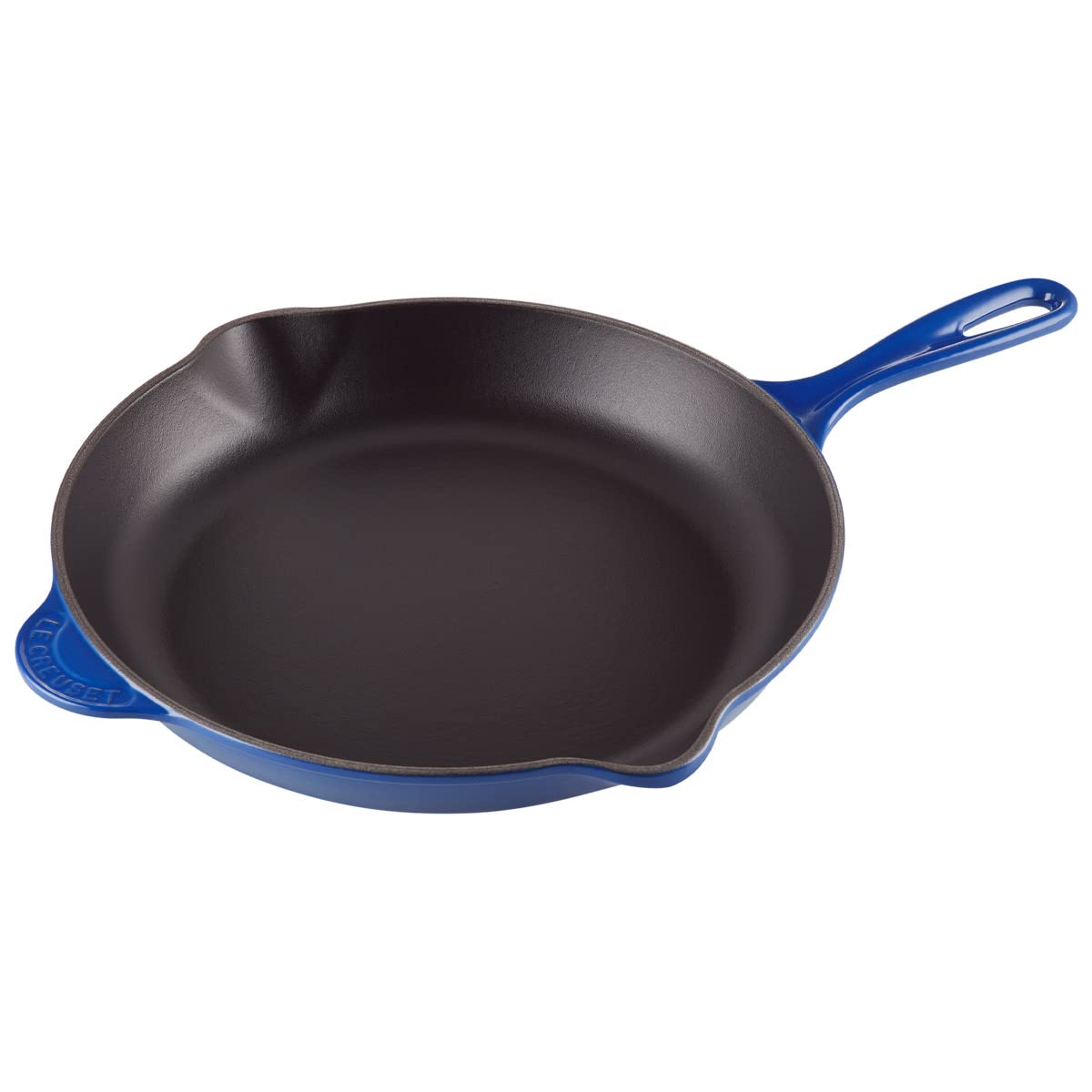 le-creuset-enameled-cast-iron-11-75-inch-skillet-with-iron-handle-cassis image 4