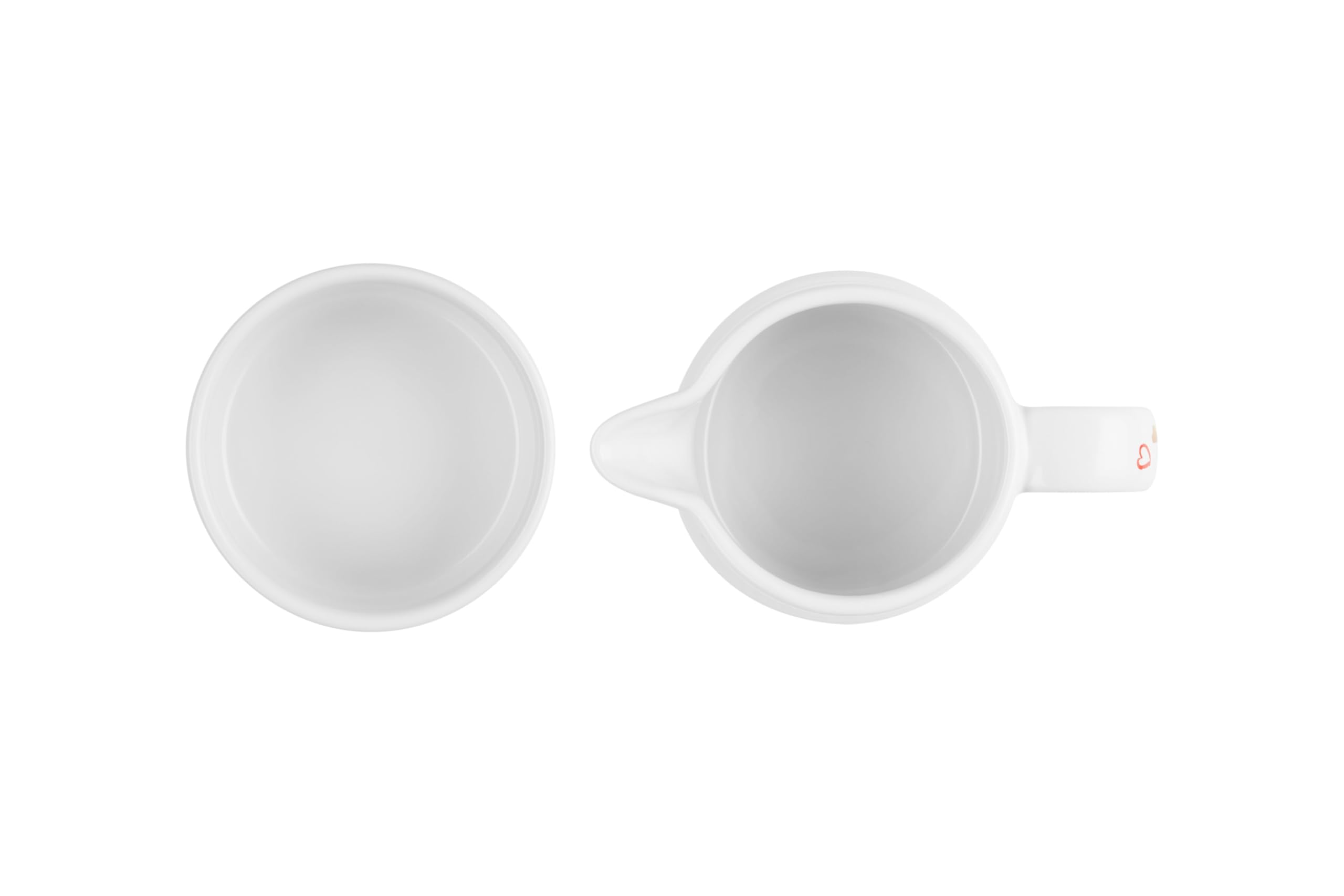 le-creuset-mon-coeur-collection-stoneware-cream-and-sugar-set-white-with-hearts image 2